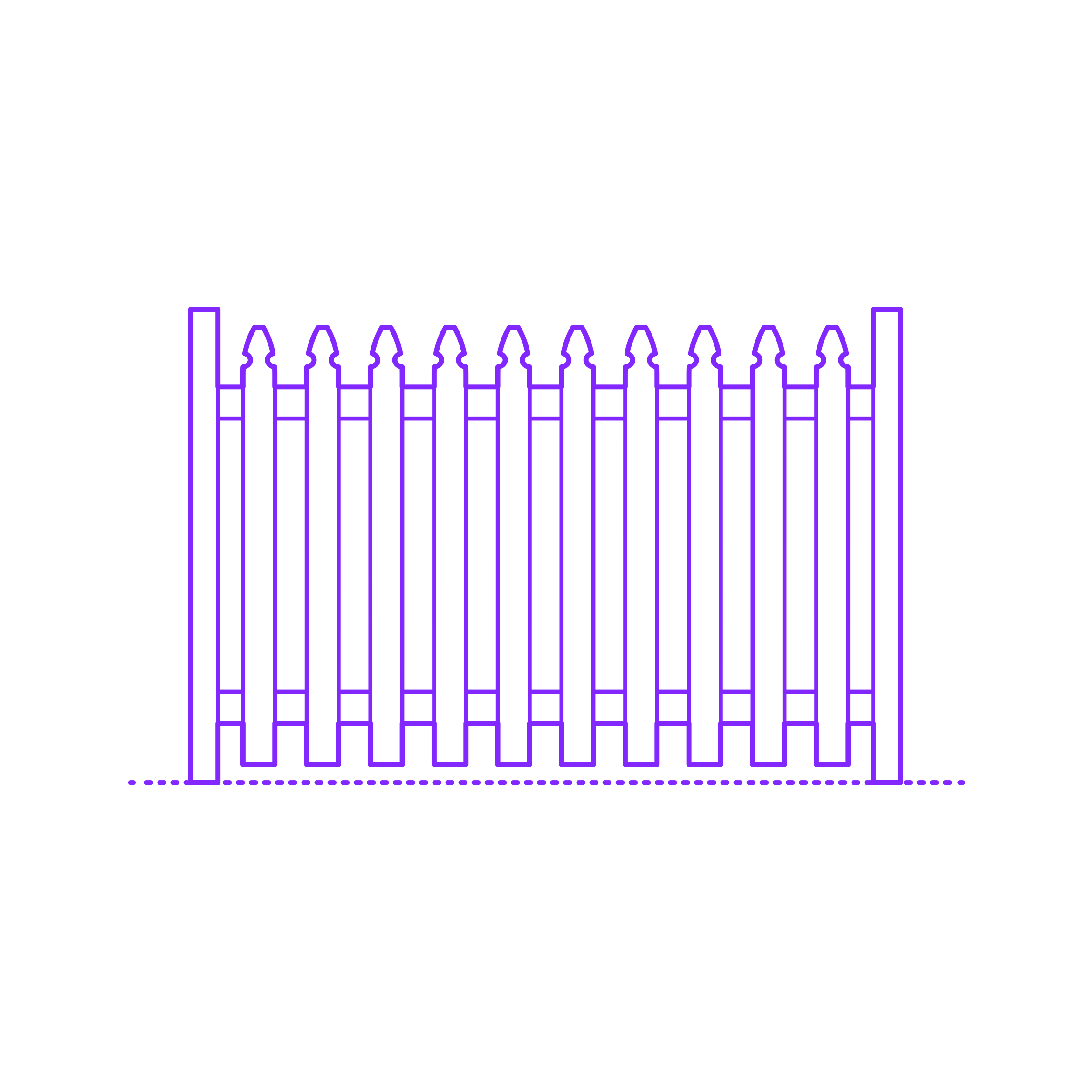 Buildings Fences Picket Fence French Gothic Engraving Svg Design Free Vectors